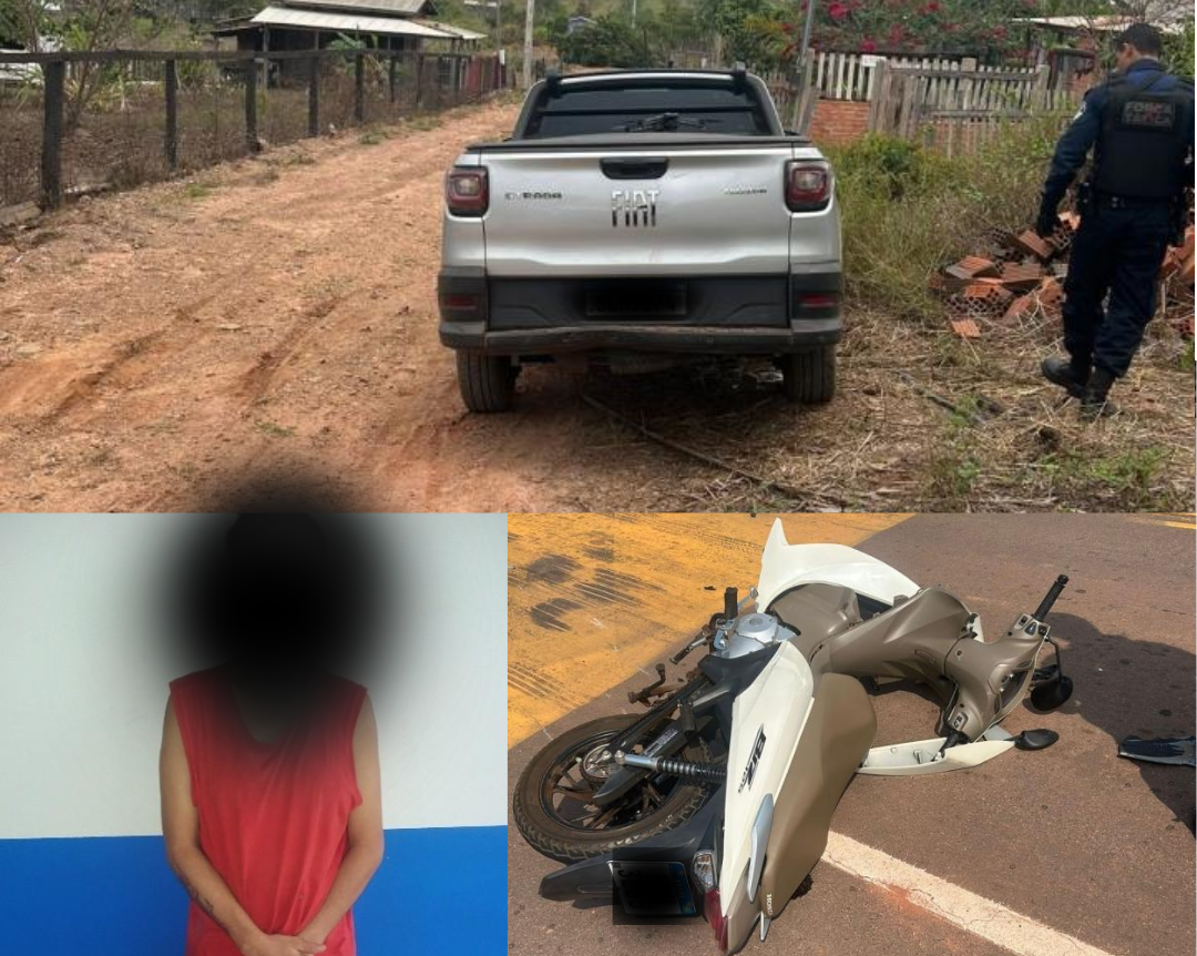 ROUBADOS E CLONADOS - PM apreende motocicleta clonada em Nova Mamoré e recupera veículos roubados em Espigão d’Oeste 
